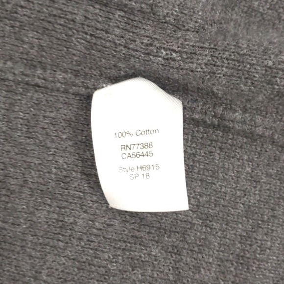 J. Crew Women's Cotton Cardigan Sweater Size M Gray - Picture 4 of 6